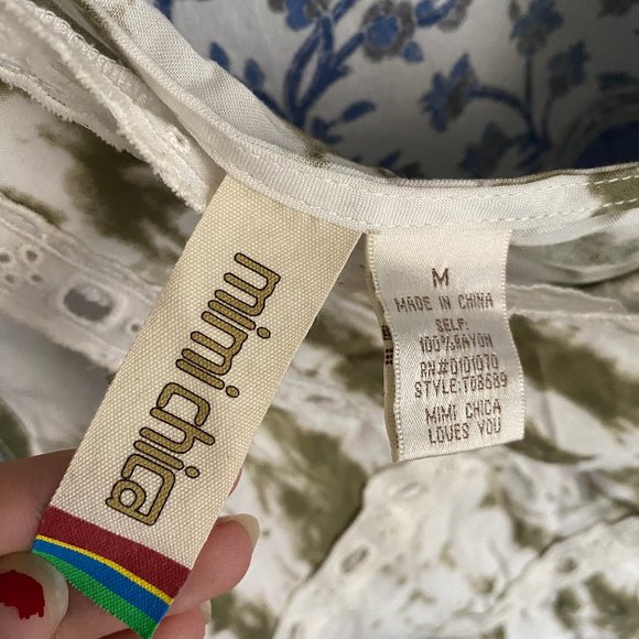 Cropped Tie Dye crochet Top - Picture 3 of 3